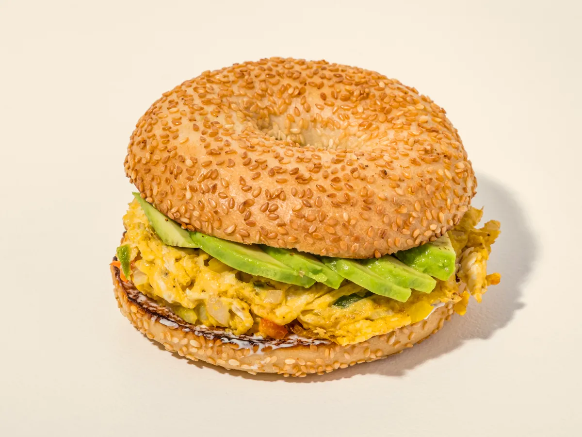 Spanish Omelette Bagel